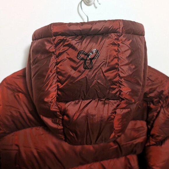 🔥Bargain! Aritzia TNA The Super Puff (Maroon/Red) Size S | AS IS Needs Cleaning - Picture 7 of 12